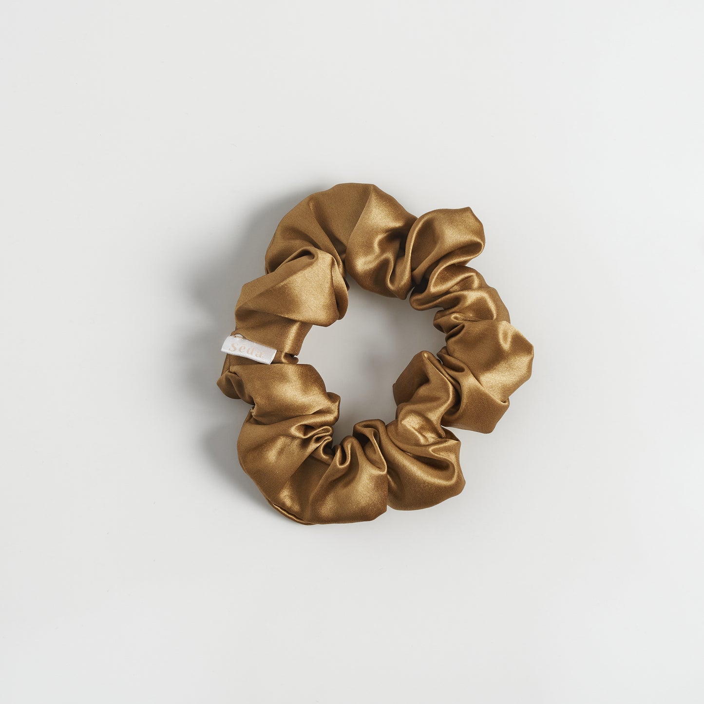 Scrunchie pure soie Eco-luxe Sēda+Co. - Or
